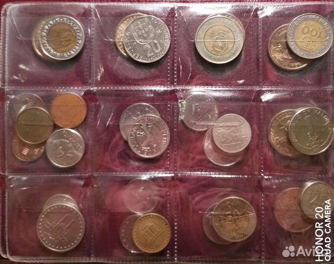 Лот иностранных монет