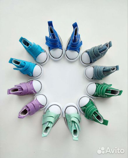 Обувь кеды для кукол