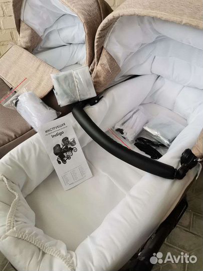 Коляска для двойни indigo