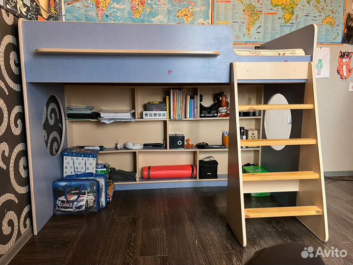Детская кровать чердак