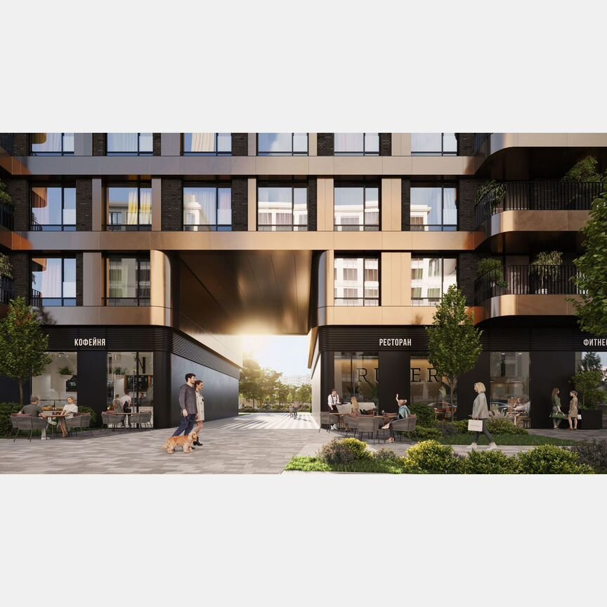 1-к. квартира, 42,9 м², 14/17 эт.