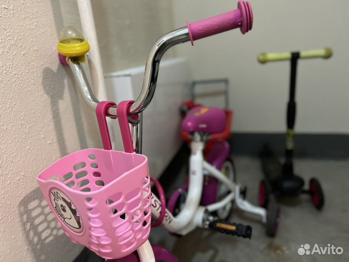 Детский четырехколесный велосипед