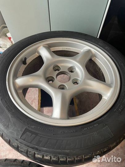 Диски на mazda rx7 с шинами Michelin