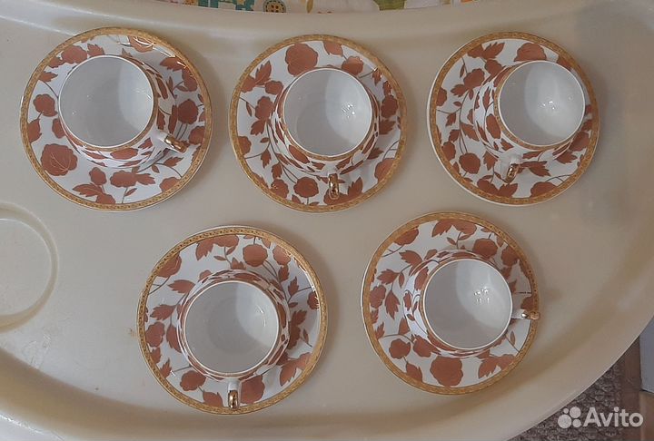 Кофейные чашки для эспрессо 5 шт