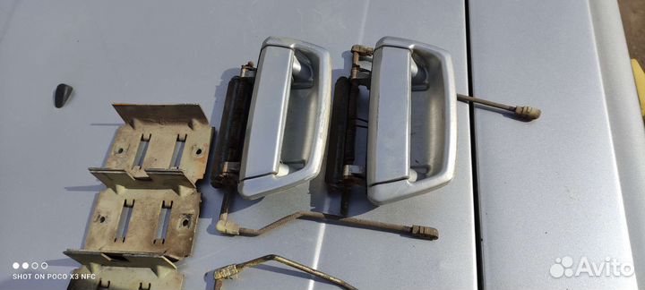 Ручки дверей Волга 3102 31105 комплект Серебристые