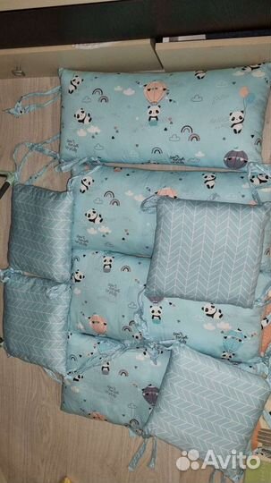 Бортики в детскую кроватку