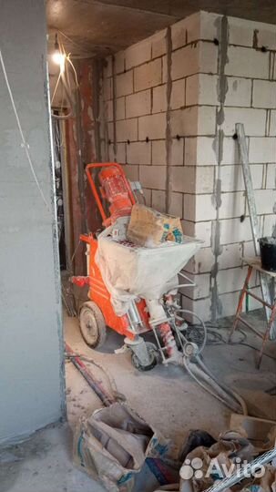 Аренда штукатурной станции с оператором