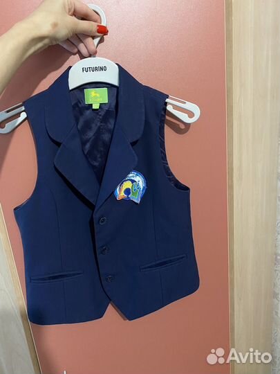 Пиджак и жилетка школьные для девочки
