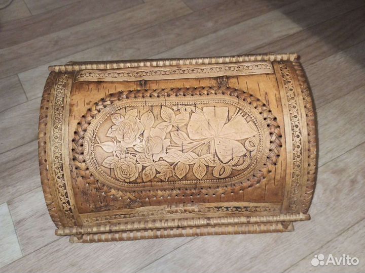 Хлебница из бересты