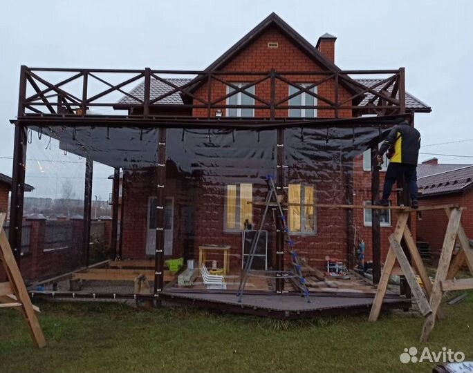 Мягкие окна на веранду