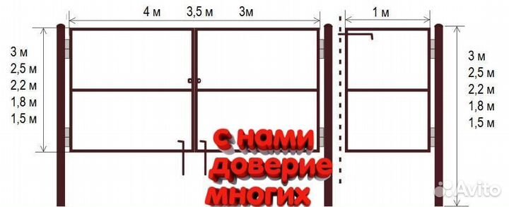 Откатные ворта для вас И ограждения