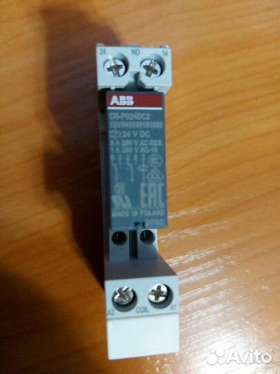 Реле CR-M230AC4 230B AC 4пк 6A ABB