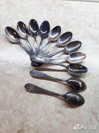 Ложки,вилки. Мельхиор. СССР