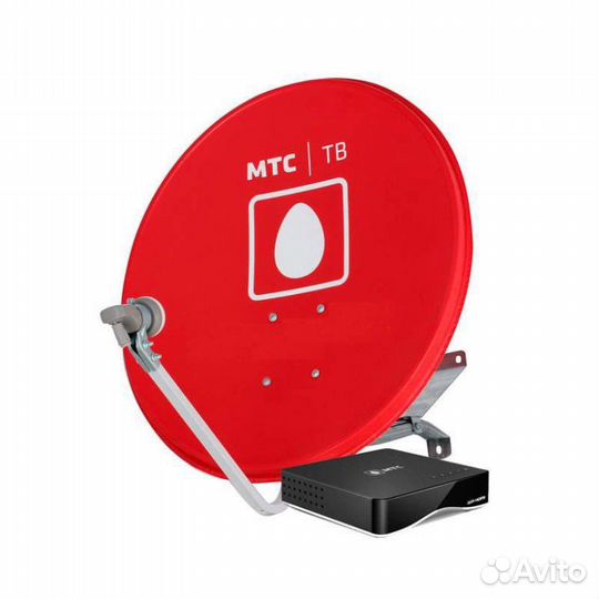 Спутниковая тарелка МТС с роутером