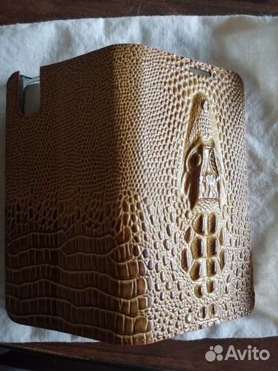 Чехол книжка новый, кожа