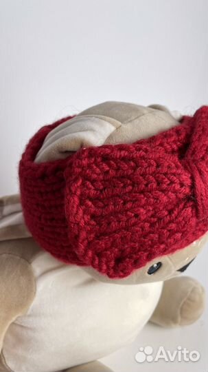 Повязка бандана с бантом 2-4 года