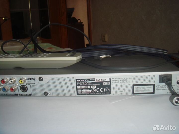 Видеоплеер CD\ DVD sony DVP-NS36