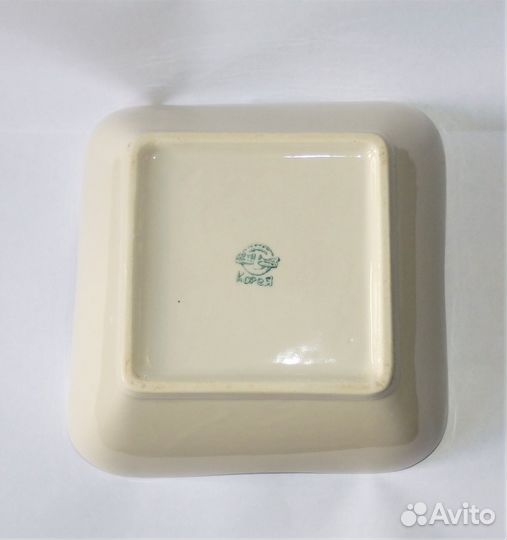 Салатник фарфоровый квадратный Старая Корея