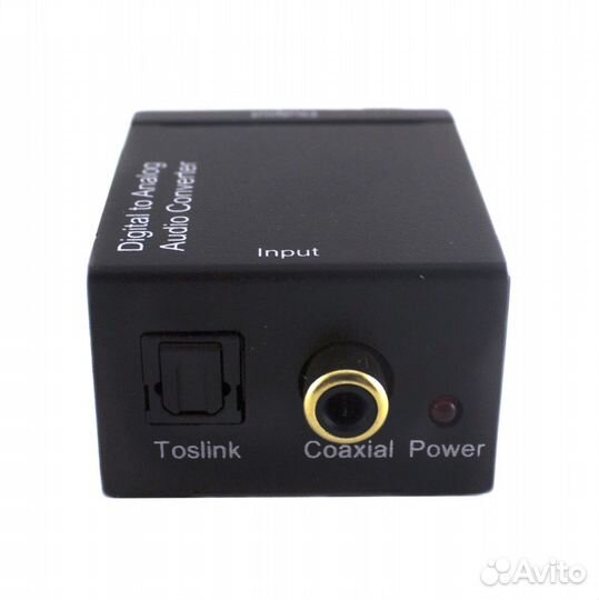 Конвертер переходник TosLink / spdif на 2 RCA