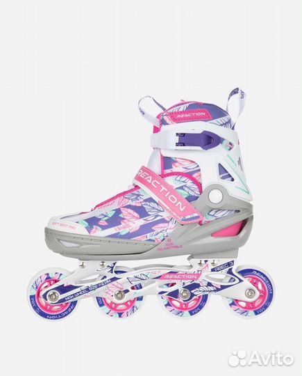 Ролики растущие детские + шлем новый (5-7 лет)