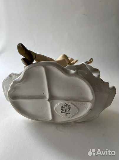 Фарфор балерина с зеркалом