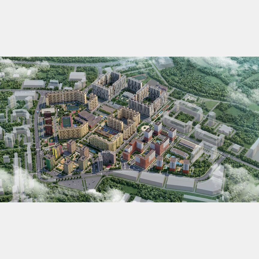 1-к. квартира, 62,4 м², 17/17 эт.