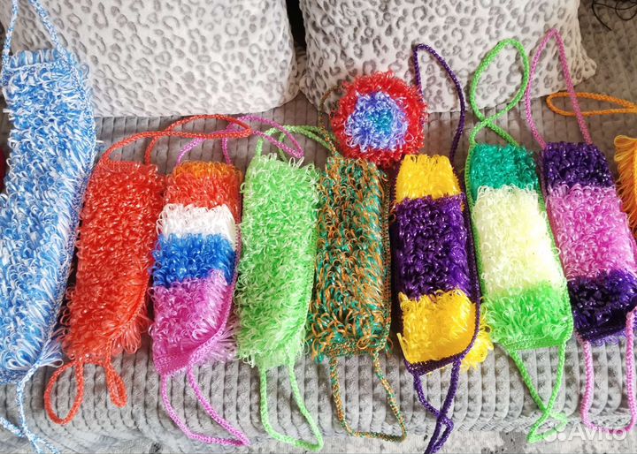 Мочалки на заказ