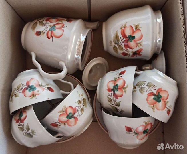 Тарелки стекло, сервиз, блюдо