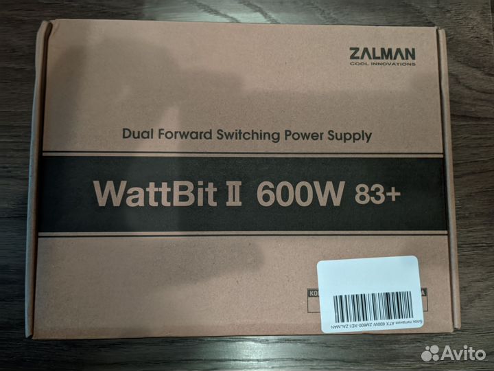 Блок питания Zalman 600W новый на гарантии