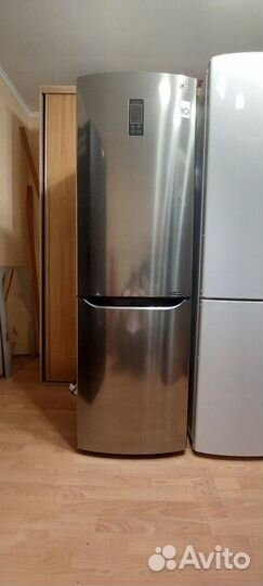 Холодильник LG металлик
