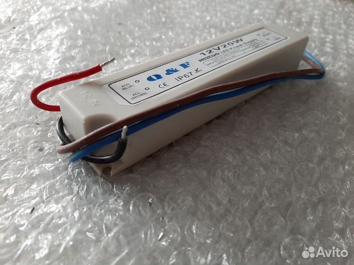 Блок питания 12V для светодиодной ленты