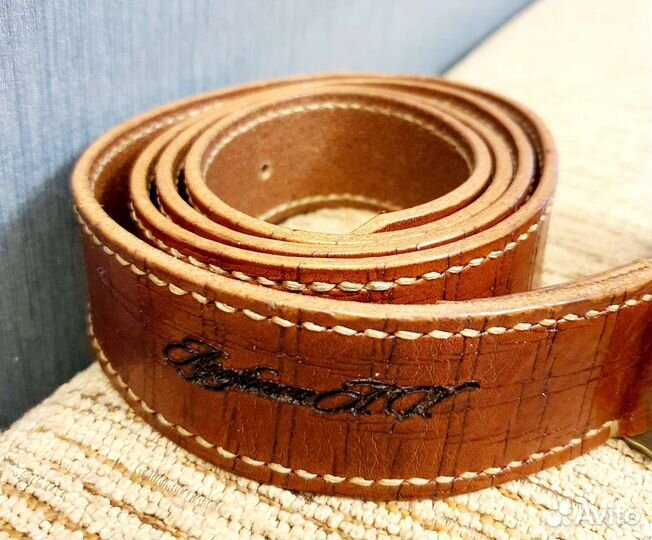 Новый ремень мужской ручной работы