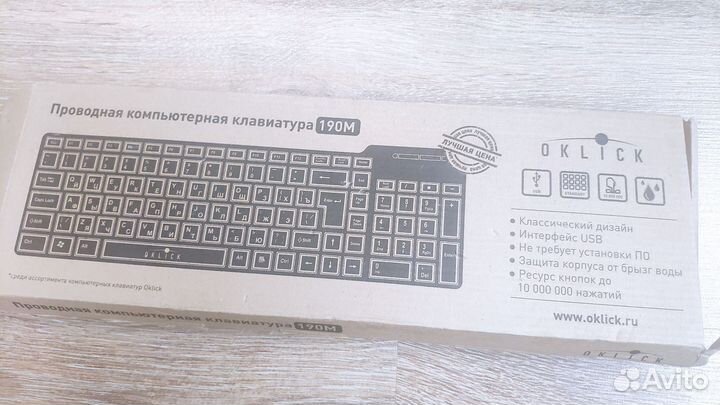Клавиатура oklick 190M