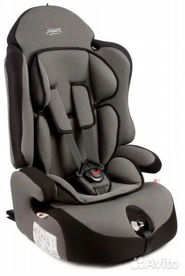 Автокресло (9-36 кг) Siger Прайм серое