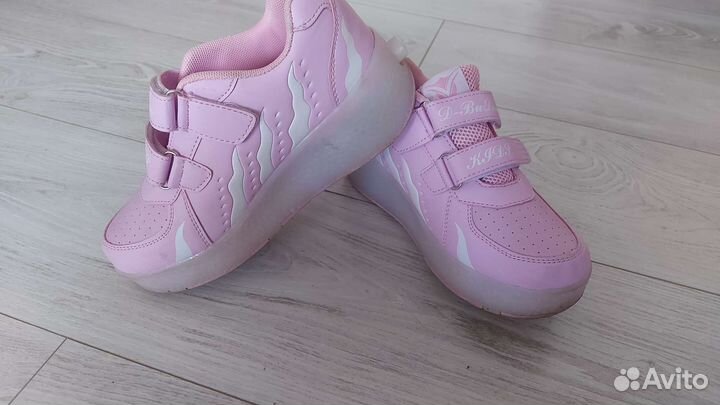 Роликовые кроссовки 35 размер