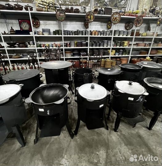 Казан чугунный узбекский