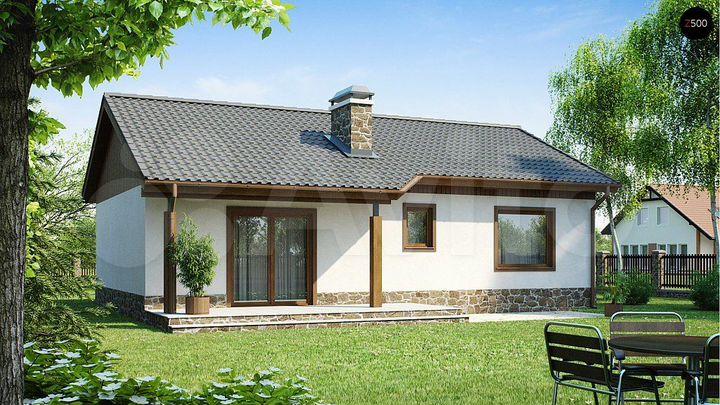 Дом 80 м² на участке 8,4 сот.