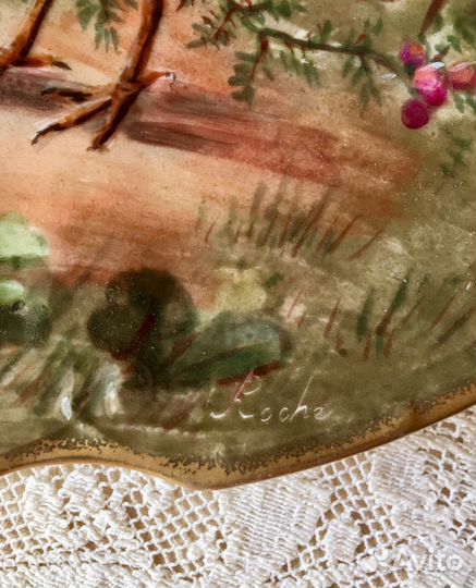 Антикварная тарелка Limoges