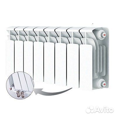 Биметаллический секционный радиатор отопления Rifa