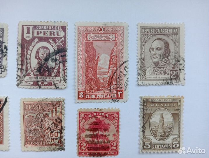 Марки стран мира 1940-1960 гг. подборка