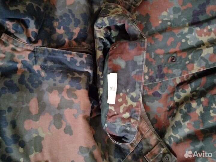 Камуфляжный костюм с пилоткой