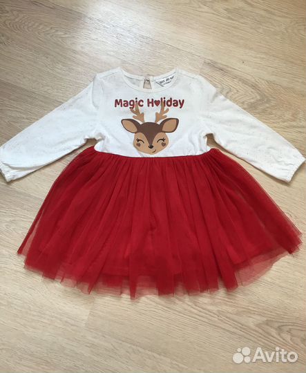 Платье для девочки 80 размер