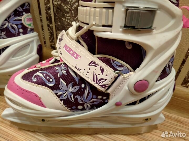 Коньки раздвижные 30-35 разм