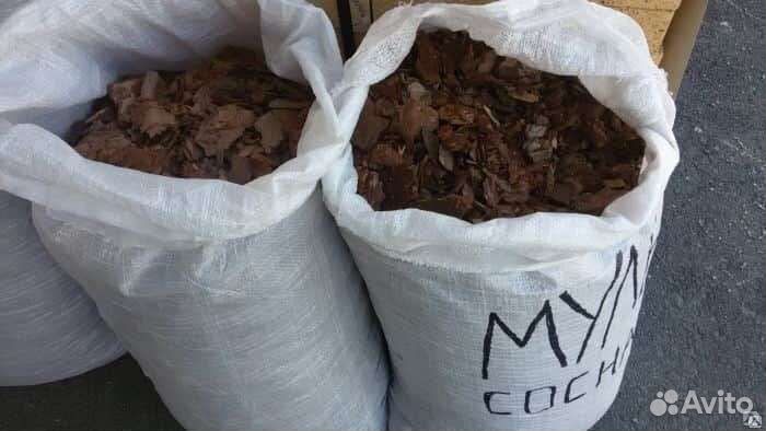 Кора сосны. Мульча