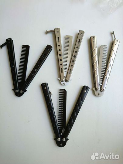 Нож-бабочка тренировочный металлический (новый)