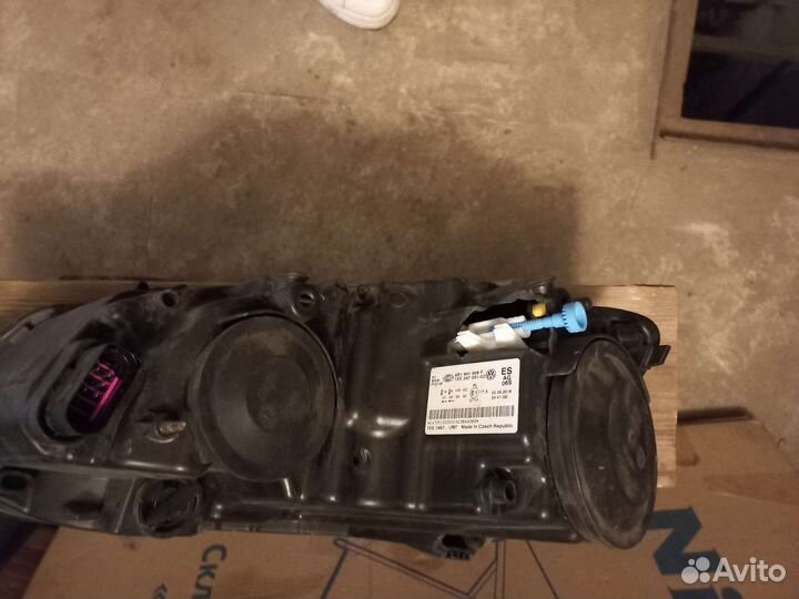 Передние фары на volkswagen polo седан