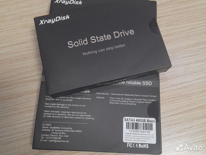 Жесткий диск ssd 480gb XrayDisk новый