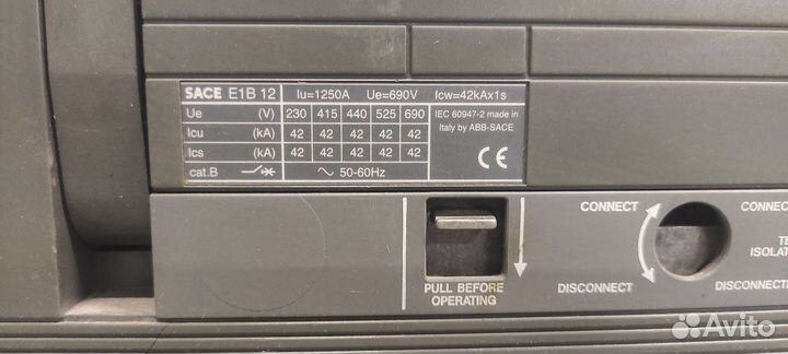Автоматический выключатель ABB sace E1B 12