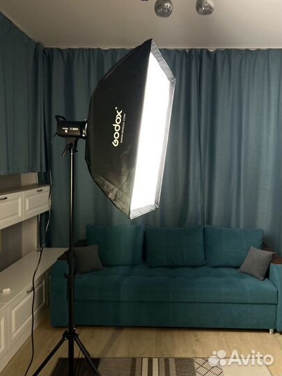 Софтбокс со светом Godox SL100 Аренда/ Прокат