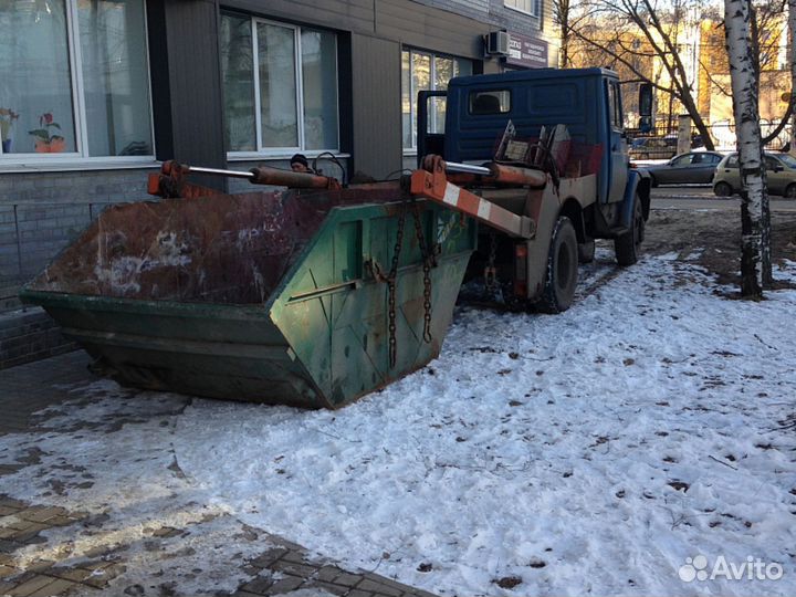 Вывоз мусора контейнер 10м3